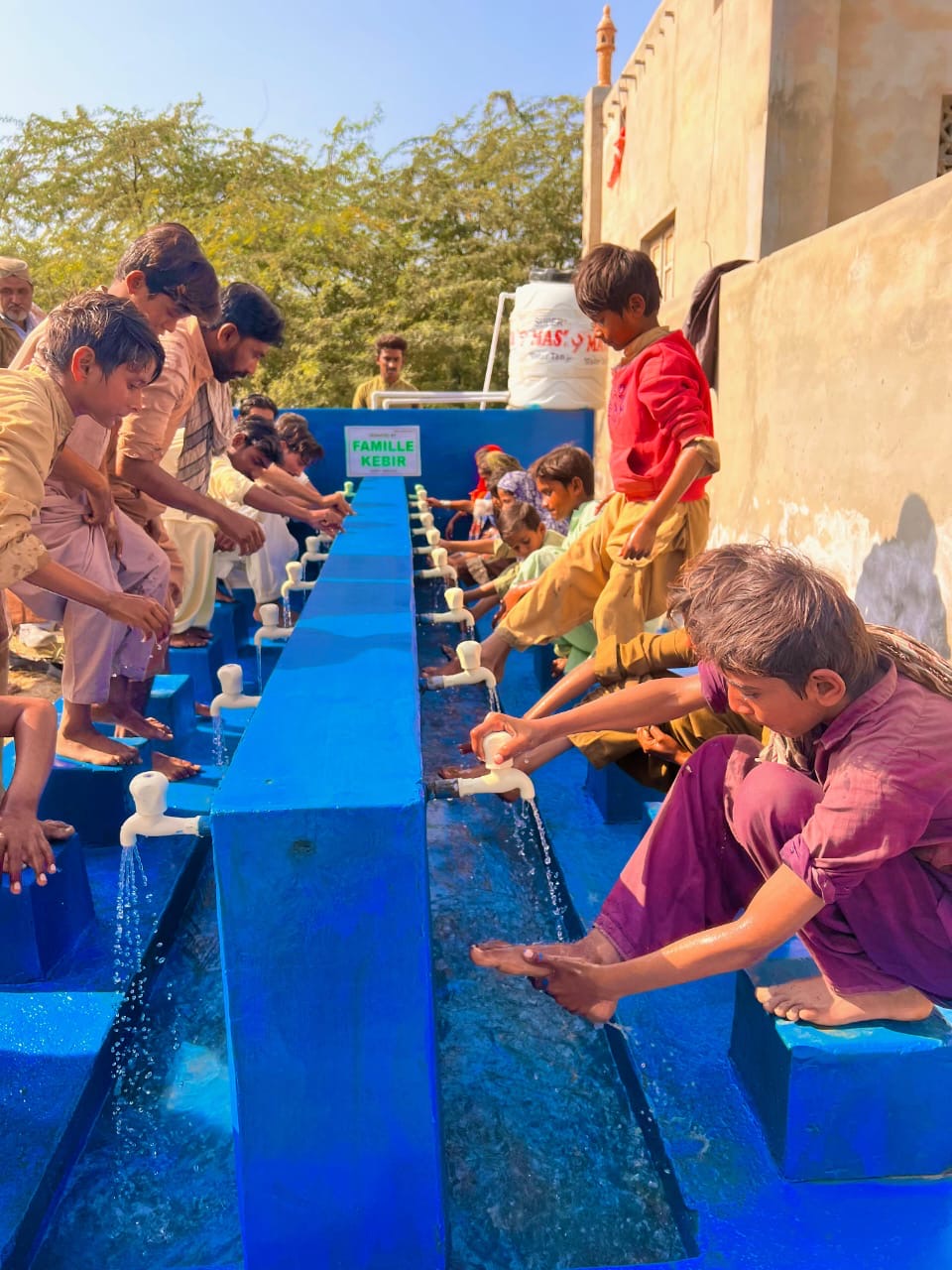 Ablution bench