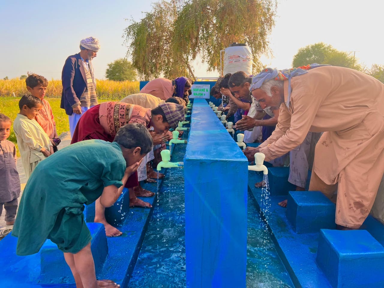 Ablution bench