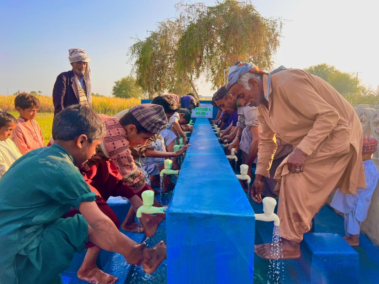 Ablution bench