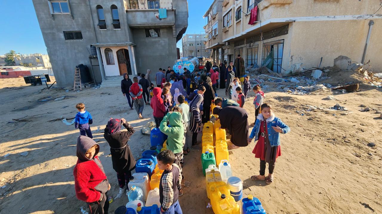 Camion citerne moitié (2500 Litres) - Palestine