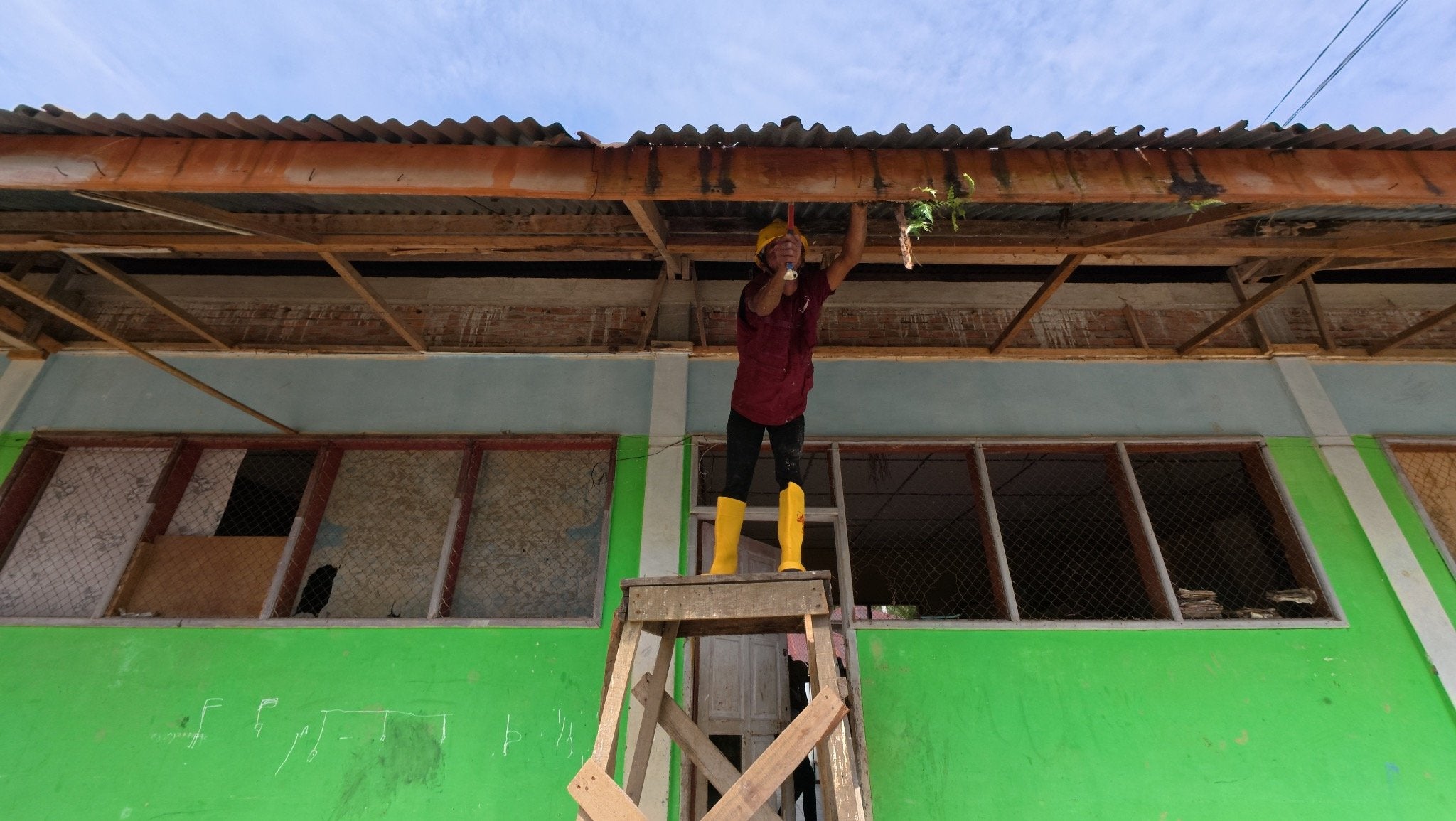 SAT-11 - École – Aceh, Indonésie