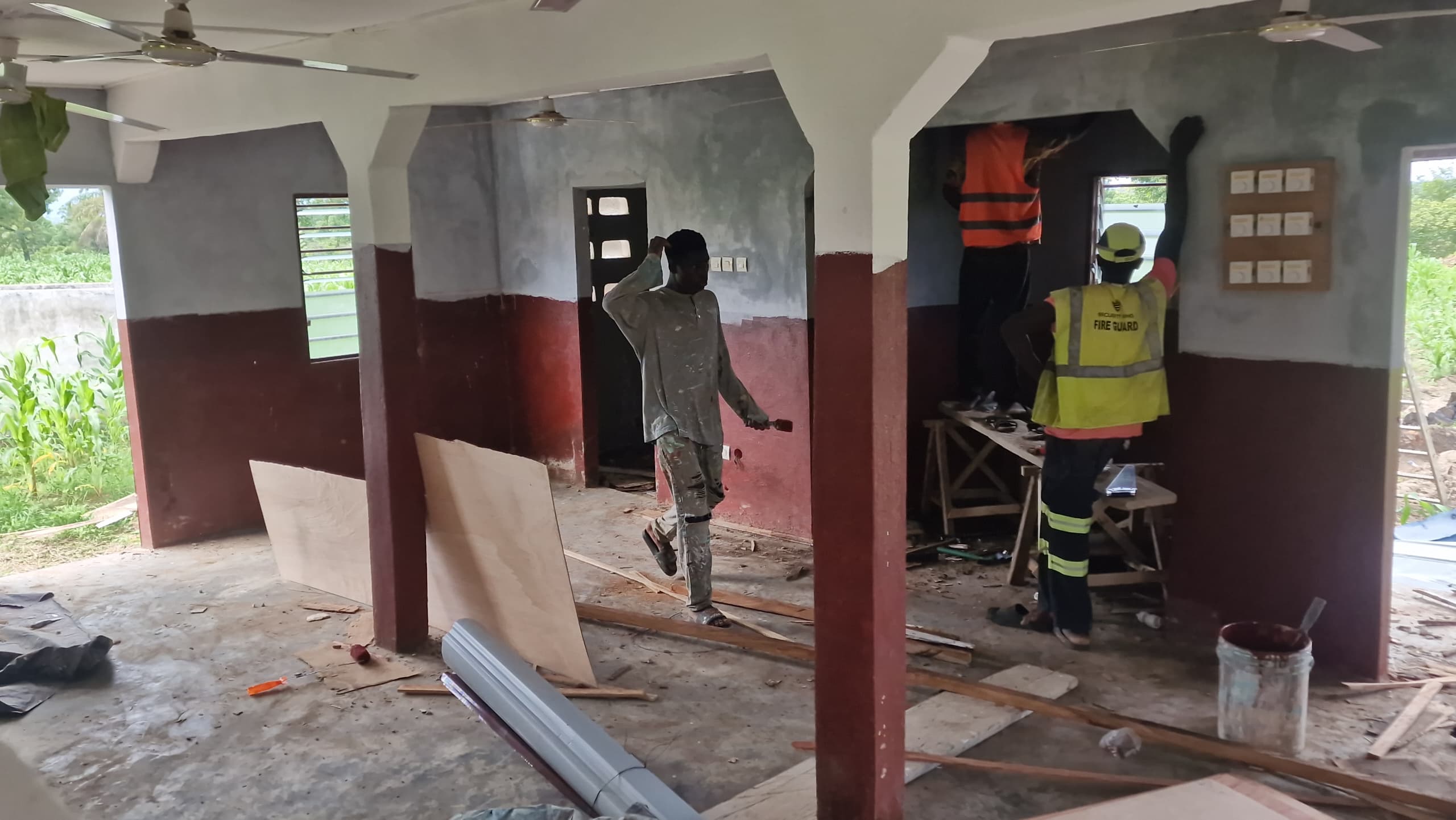 SAT-169 - Toit centre communautaire (Village Watchalo) - Togo, Sotouboua