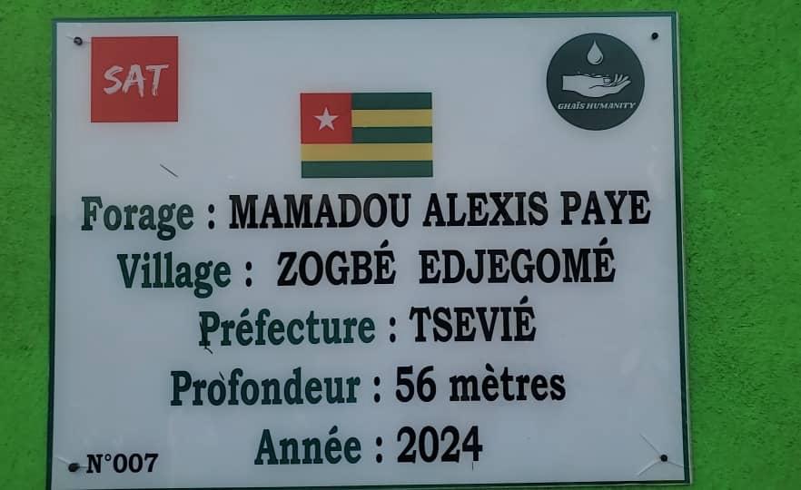 SAT-156 - Mini forage - Togo, Zogbe edjegomé