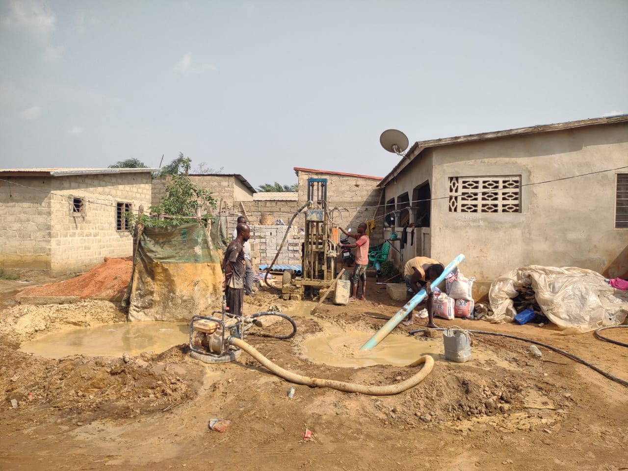 Mini drilling – Taifa Ahilhame, Zio, Togo